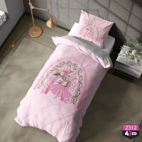 روتختی تکنفره دخترانه خرگوش رنگین کمان